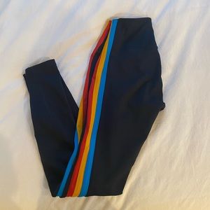 Split59 Rainbow Stripe leggings